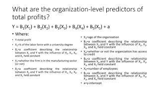 Multiple Regression (Part 1) (Chapter 9 Lecture 1)