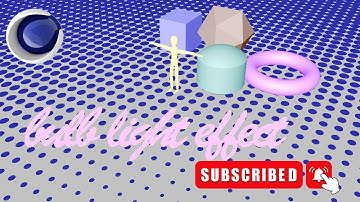cinema 4d tutorial | luminance | bulb light