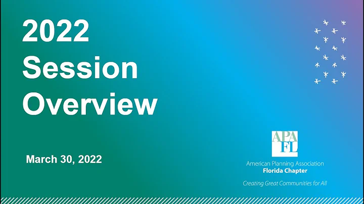 2022 Legislative Session Review | APA Florida