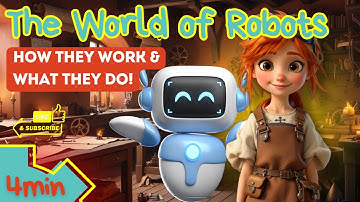 What Are Robots? 🤖 History, Fun Facts & Future of AI for Kids | STEM Learning Video
