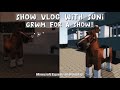 Jumping Show With Suni ☀️ | Horse Riding Show ( GRWM ) | Minecraft Equestrian Roleplay