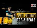 3 John Bonham Drum Beats Every Drummer Should Know | John Bonham Drum Lesson