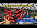 Adding a SHOULDER STRAP  to JBL BOOMBOX blue tooth speaker