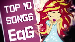 Video thumbnail of "TOP 10 songs Equestria Girls"