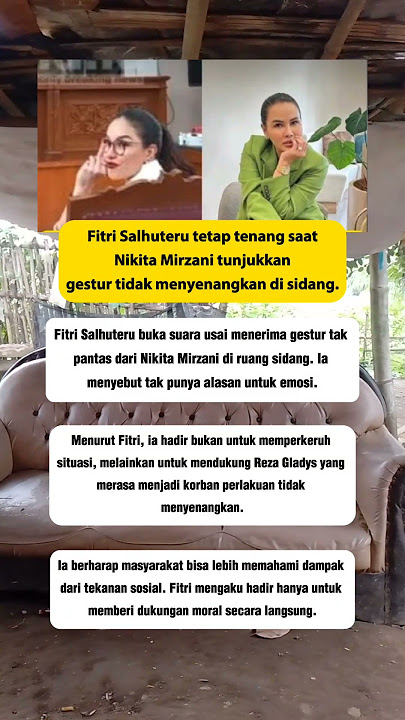 Fitri: Saya hadir bukan untuk ribut, hanya beri dukungan moral #shortsfeed #shortvideo #short