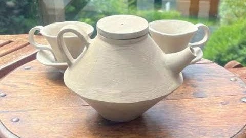 How to slab build a clay tea pot