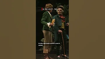 As You Like It 1983 Production Clip STRATFEST HOME 