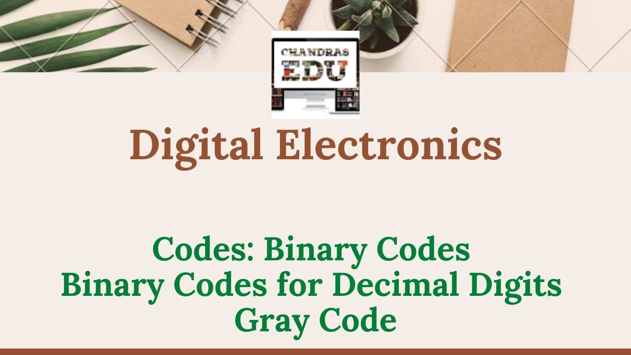 Codes | Binary Codes | Binary Codes for Decimal Digits | Gray Code ...