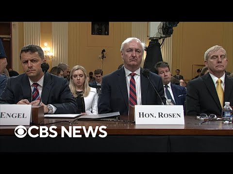 3 former Justice Department officials testify in Jan.