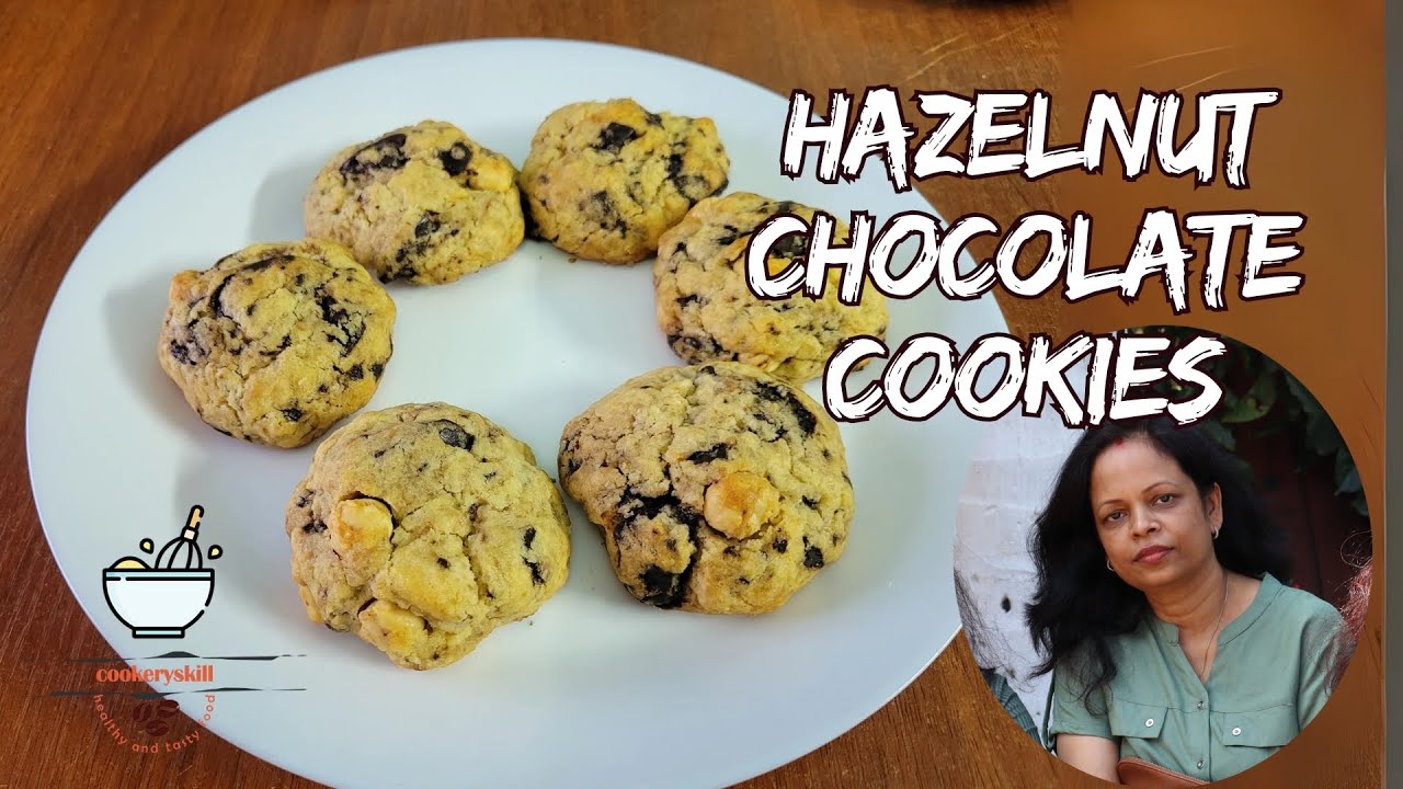 Hazelnut Chocolate Cookies | Cookies in Air Fryer Recipes | How to Make Cookies at Home 