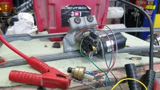 Wiring a wiper motor with 2 speeds and park!