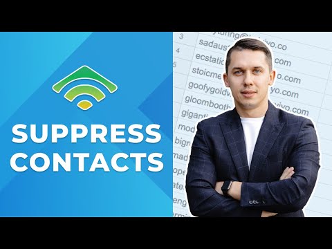 How to suppress contacts in Klaviyo