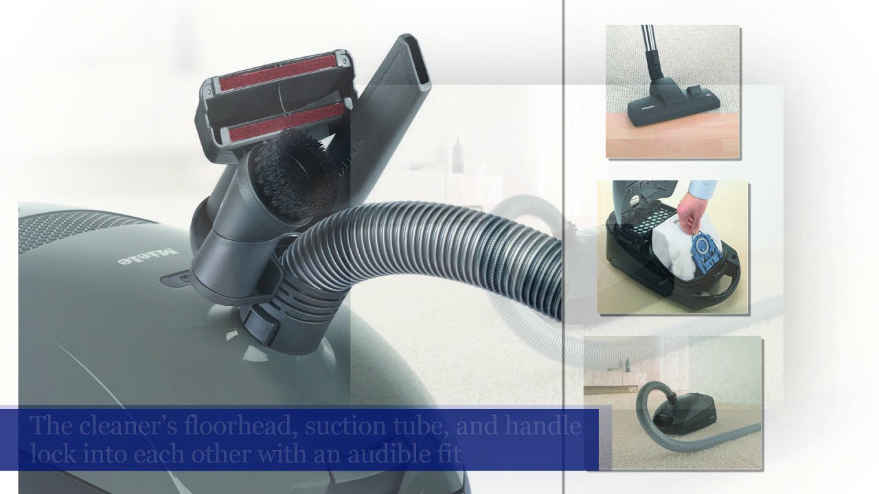 Miele Classic C1 Pure Suction Canister Vacuum Cleaner, Graphite Grey