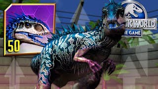 DOMINANT EVOLUTION (LVL 50) IN BATTLE! (UPDATED) - Jurassic World - The Game | Ep. 324