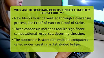 Why Are Blockchain Blocks Linked Together For Security? - Emerging Tech Insider