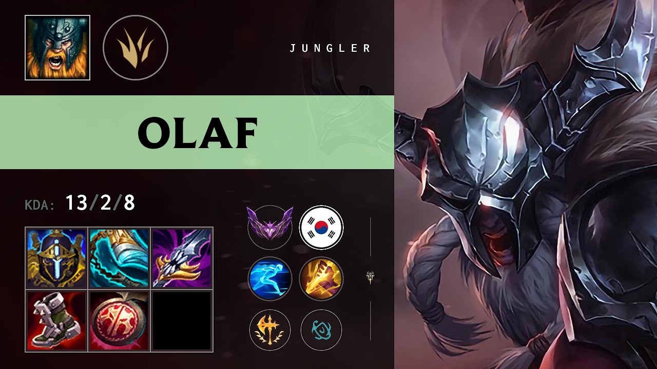Olaf Jungle vs Evelynn - KR Master Patch 26.21 - YouTube