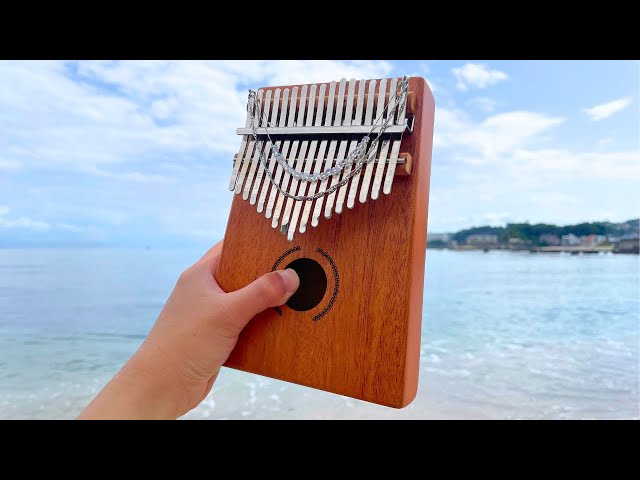 海でカリンバ】トレモロチェーン付けて弾いてみた - YouTube