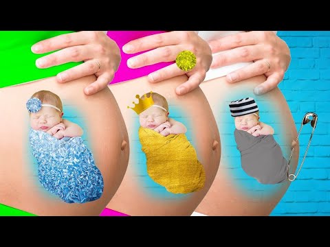 Rich VS Broke VS Giga Rich Pregnant in Jail || Funny Pregnancy Moments in Prison