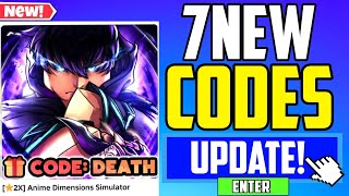 *SECRET UPDATE!* | Anime Dimension Simulator CODES 2025 (ROBLOX ADS)Part 2101