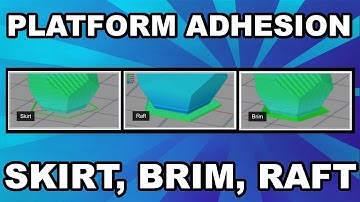 3D Printing Tutorial: Platform Adhesion (Skirt , Brim , Raft)