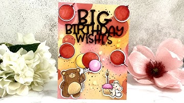 Double Ink Blended Background | Time For Tea Designs