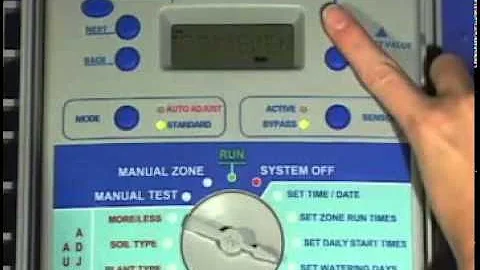 SmartLine Irrigation Timer   Set Watering Days mpg   YouTube