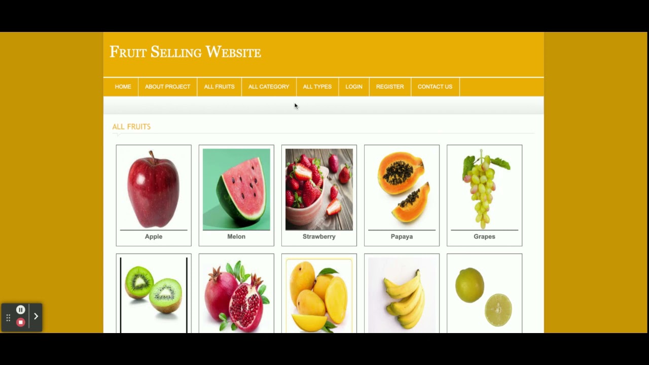 Fruit Selling Website Project on PHP and MySQL - YouTube
