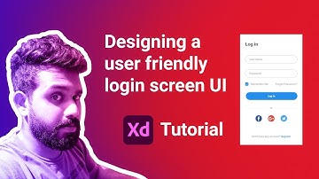 Login Screen UI Tutorial with Adobe XD