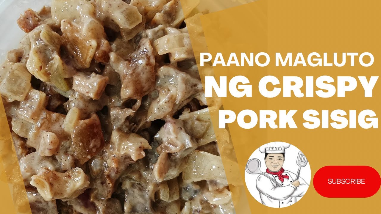 Paano magluto ng crispy pork sisig | Jun Cooking Show - YouTube