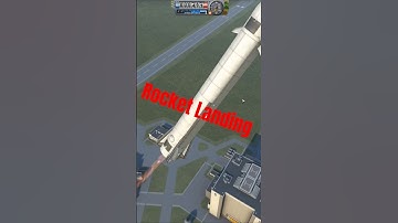 Stock parts reusable upper stage landing in Kerbal Space Program #kerbalspaceprogram