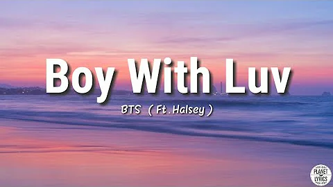 Boy With Luv - BTS (Ft.Halsey) | Lyrics Video