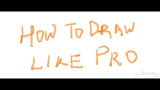 how to draw like a pro 1