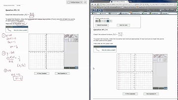 How to graph a Rational Function on ALEKS (1 VA)