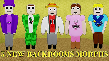 [UPDATE] How to get 5 NEW BACKROOM MORPHS in BACKROOMS MORPHS