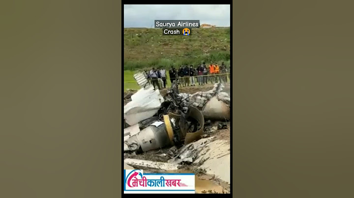 Nepal ma Saurya Airlines Crash😭 #sauryaairlines #crash #shorts @Bibek_sharma.06