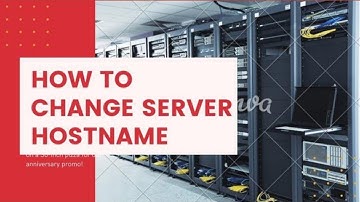 How to change linux server hostname no reboot required