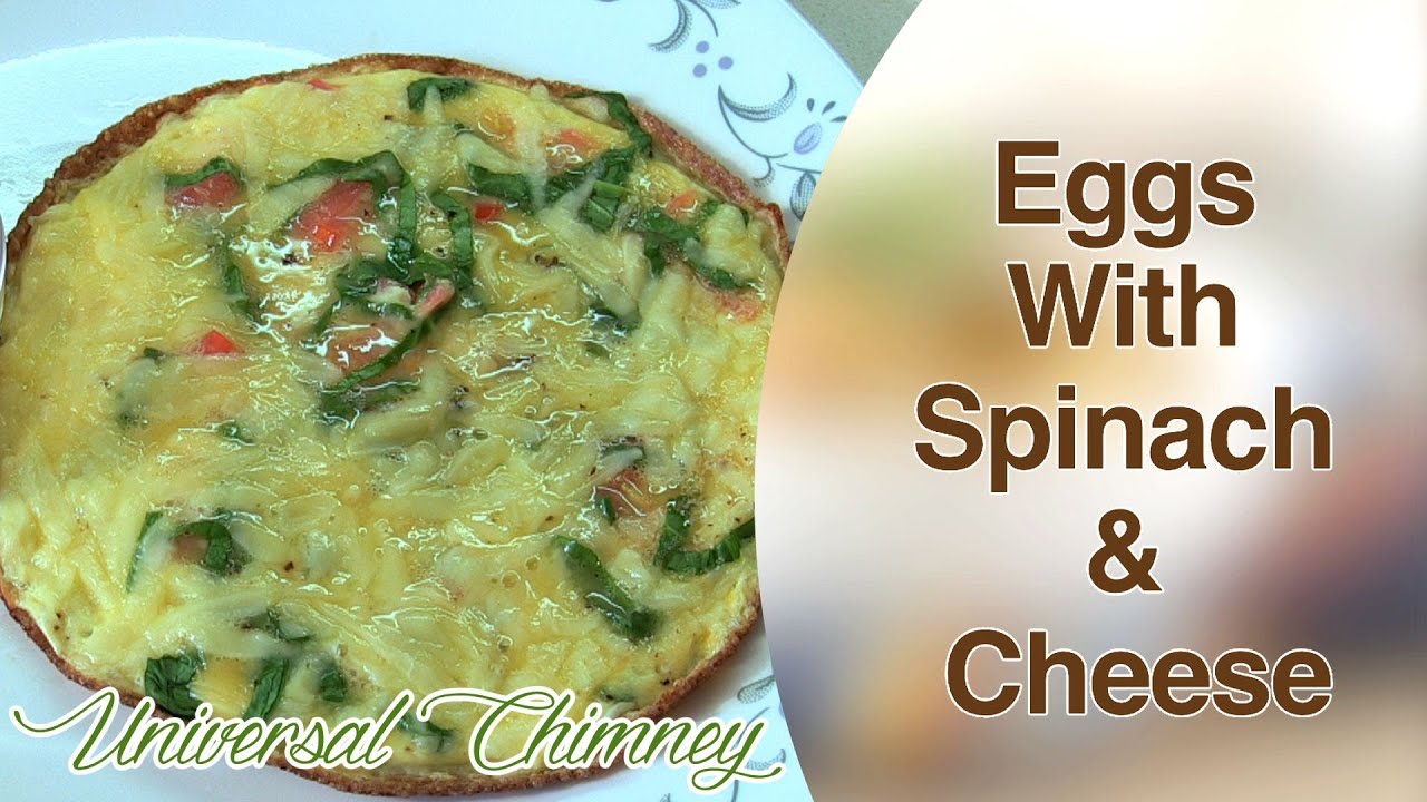 Eggs With Spinach And Cheese In 10 Minutes II Universal Chimney | India Food Network