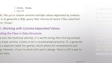 How to Use SQL to Query Comma-Separated Values in a Database