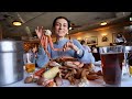 Морепродукты Наша Любовь - Ланч в Забегаловке Cracked Crab - Эгине - Семейный Влог - Heghineh