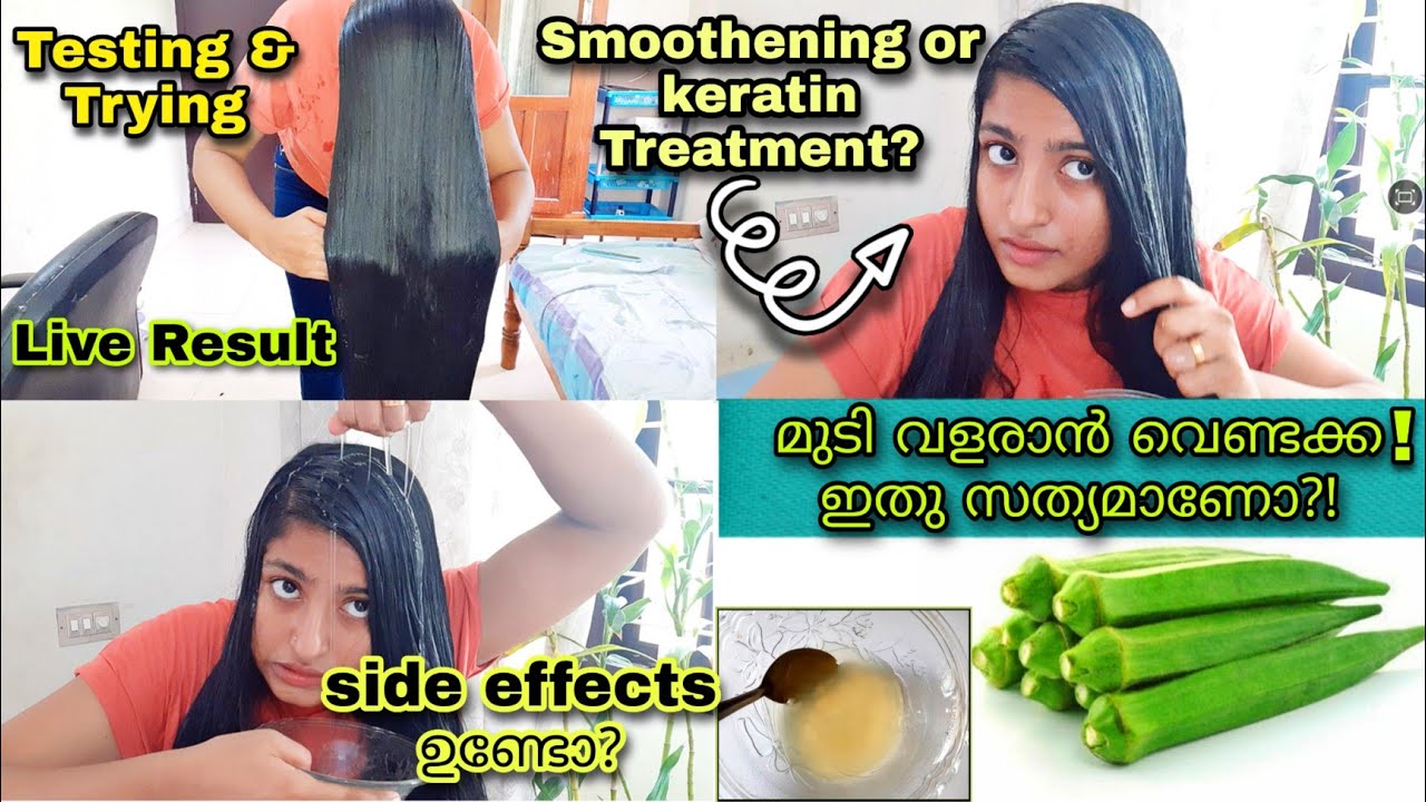 Trying & Testing Ladies Finger for Hair Growth വെണ്ടക്ക മുടിയ്ക്ക്