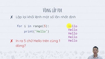 [Python cơ bản] - Bài 04.2 Vòng lặp for và cú pháp mở rộng của hàm print | uCode