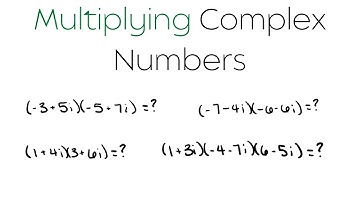 How to Multiply Complex Numbers | COMPLEX NUMBERS