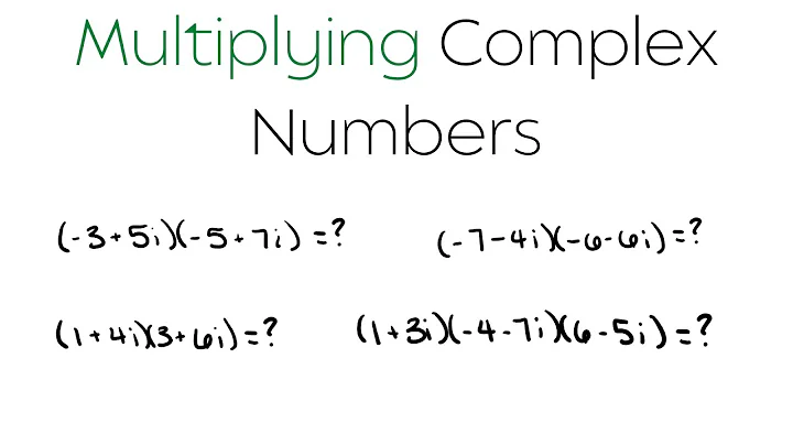 How to Multiply Complex Numbers | COMPLEX NUMBERS