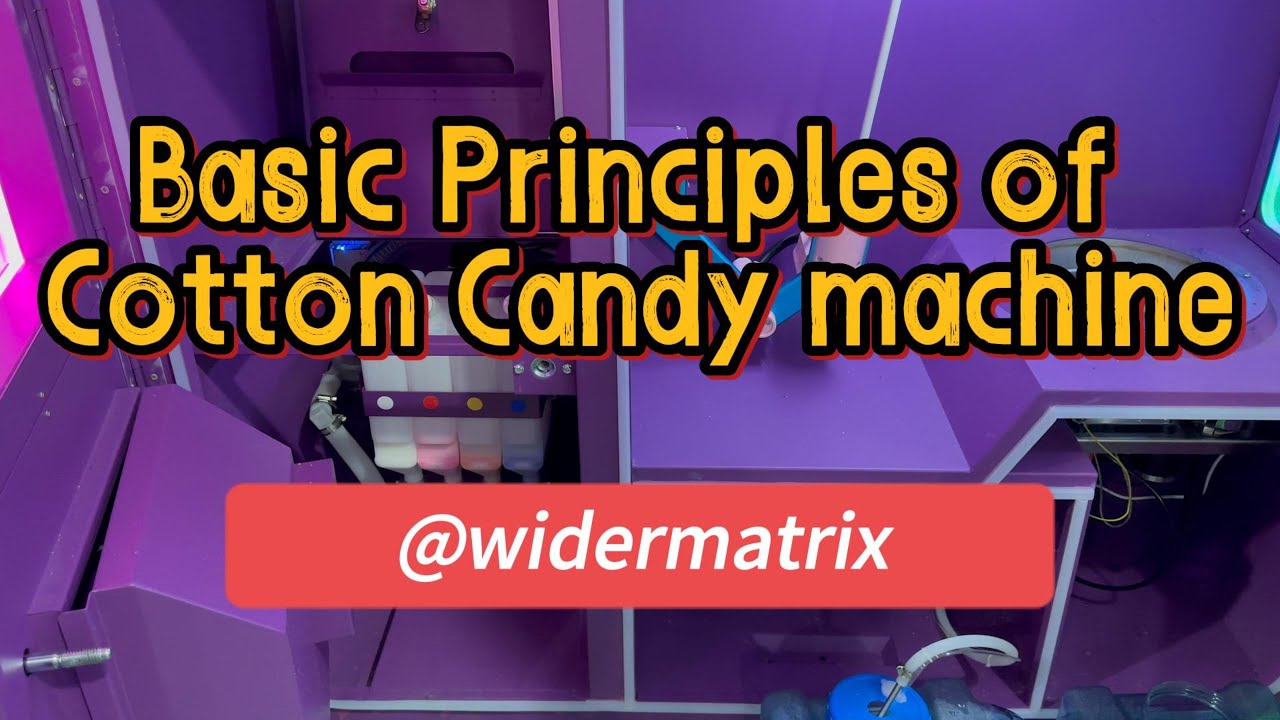 Basic Principles of Cotton Candy machine YouTube