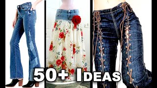 50+ Genius Ways to Upcycle Your Jeans for a New Wardrobe