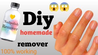 How to make homemade nailpolish remover | diy remover | easy craft idea |