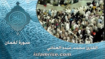 سورة لقمان ( القارئ الشيخ محمد عبده العناني )