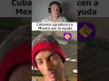 Cubanos agradecen a Mexico por la ayuda