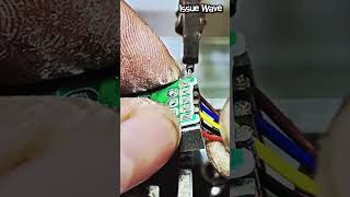 초정밀 전자 부품 납땜 가이드 및 와이어 연결 공정 #worker #process #engineering #tutorial #craft