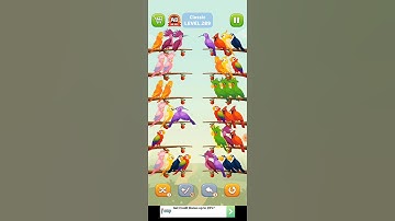 Bird sort puzzle walkthrough #viral #shorts #trending #short #birds